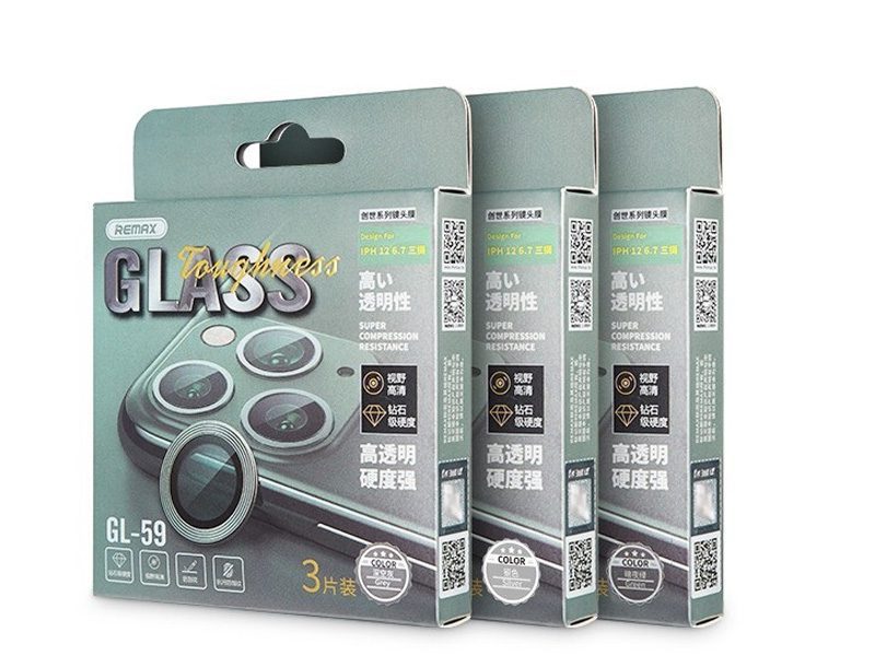 Remax iPhone 14 Pro 14 Promax Glass Camera Creation Series - Black