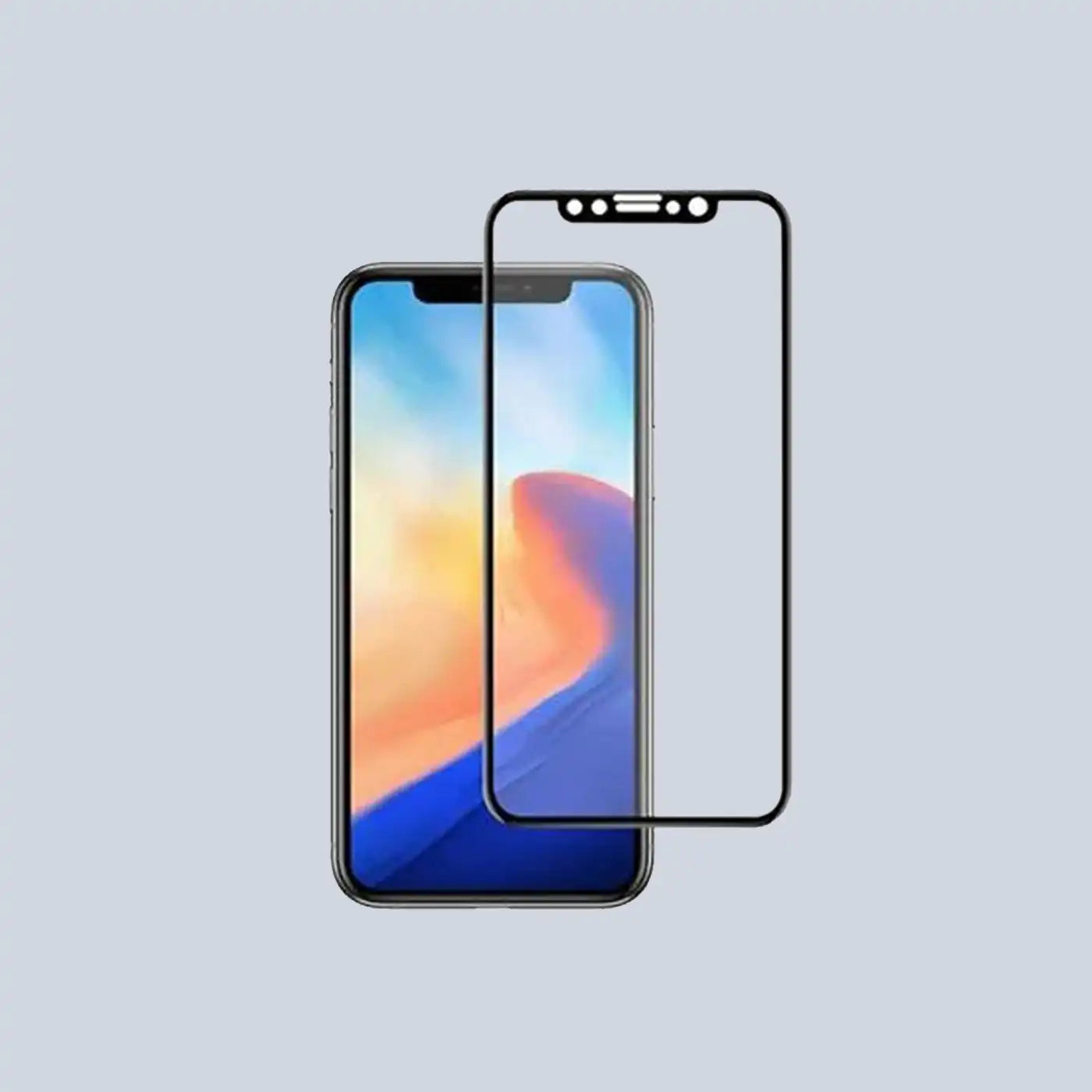 ⁦Green Lion iPhone 11 Pro 3D Silicone + HD Glass Screen Protector⁩