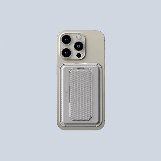 AmazingThing Glamour Link Travel MAG Fold Pro Magnetic Wallet Card Holder - Grey