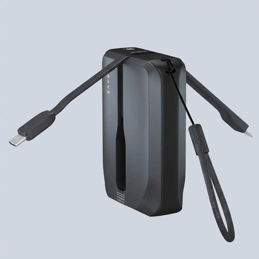 Brave Pocket Wireless Fast Charger Power Bank 10000 mAh Black