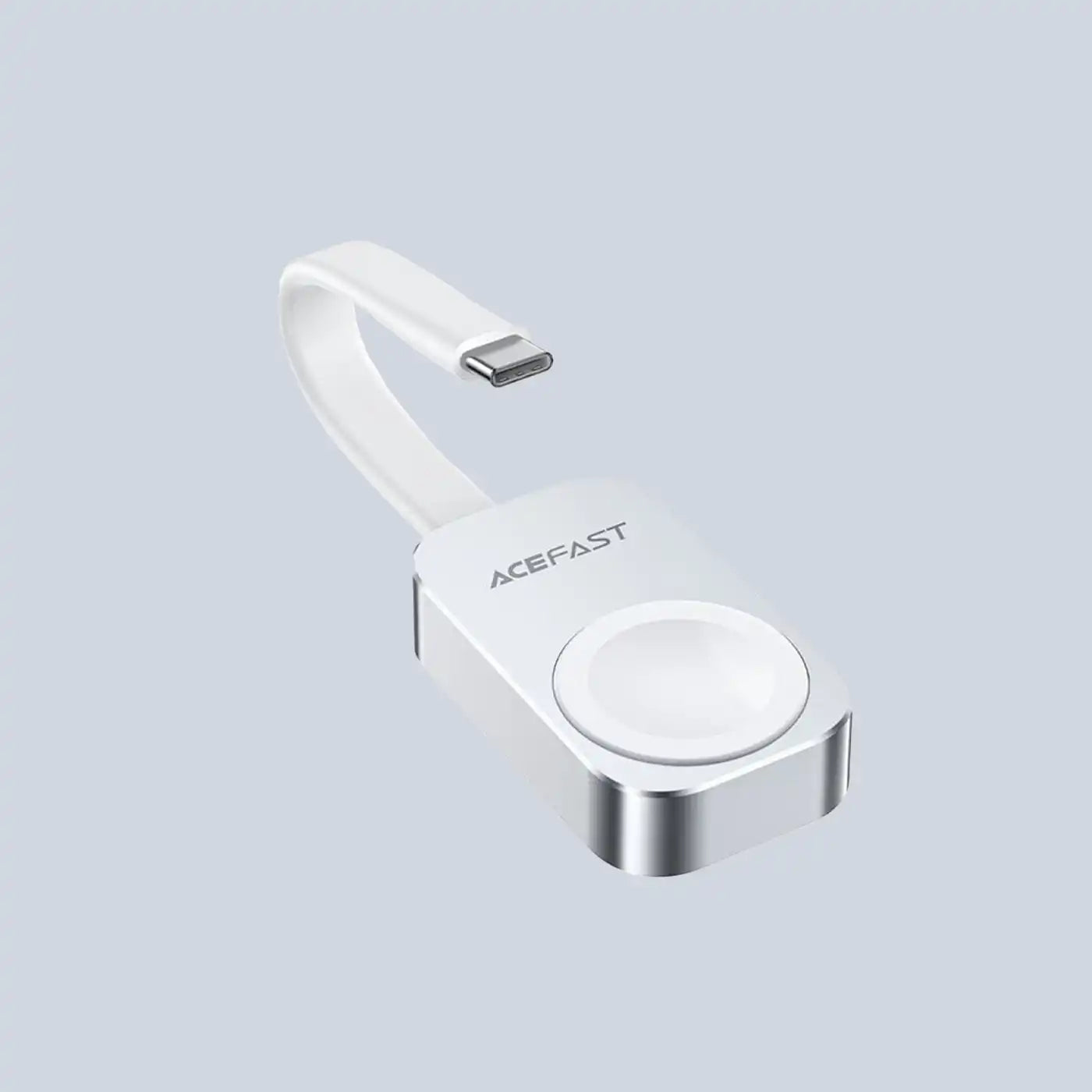 Acefast Magnetic Charger for iWatch, 5W, with Type-C Cable, Portable - Acefast (E21) - Silver