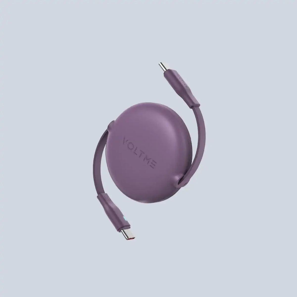 🎁 Voltme Powerlink YoYo Cable 5A 1.0M Retractable Type C to Type C -Purple (100% off)