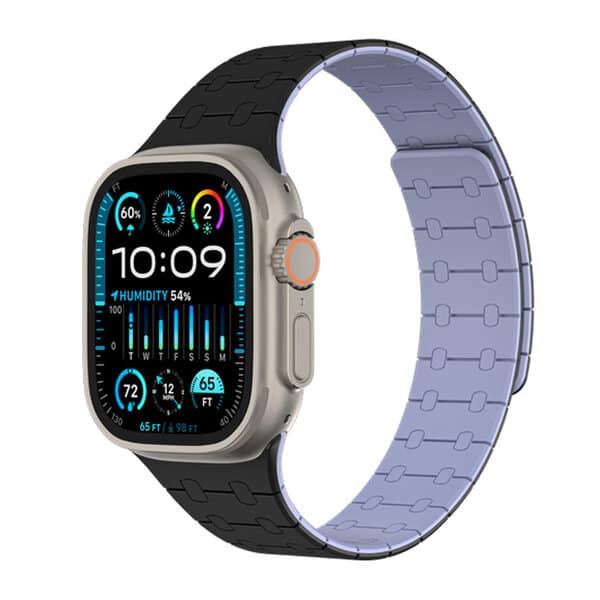 AmazingThing Smoothie Sport Band for Apple Watch 45 49 MM Black