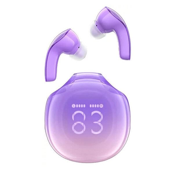 Acefast Headphones Earphones TWS T9 Bluetooth 5 3 IPX4 Grape Purple