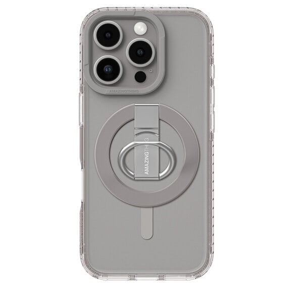 AmazingThing iPhone 16 PRO 6 3 TITAN PRO MAG GRIP DROP PROOF CASE- Gray
