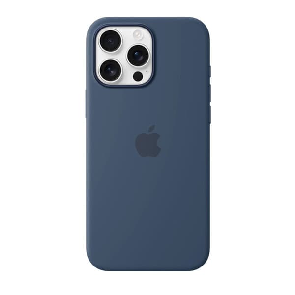 iPhone 16 Pro Silicone Case with MagSafe- Denim