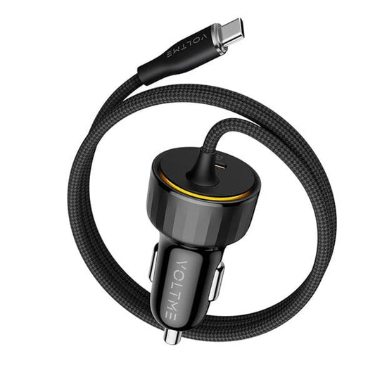 Voltme Cazo 60 CC 60W USB C Car Charger Built-in Type C Cable Car Charger