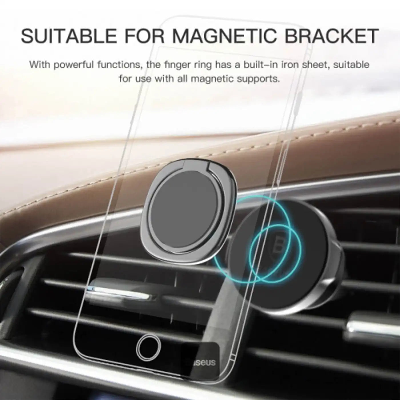 Baseus Privity Ring Bracket  - Gold