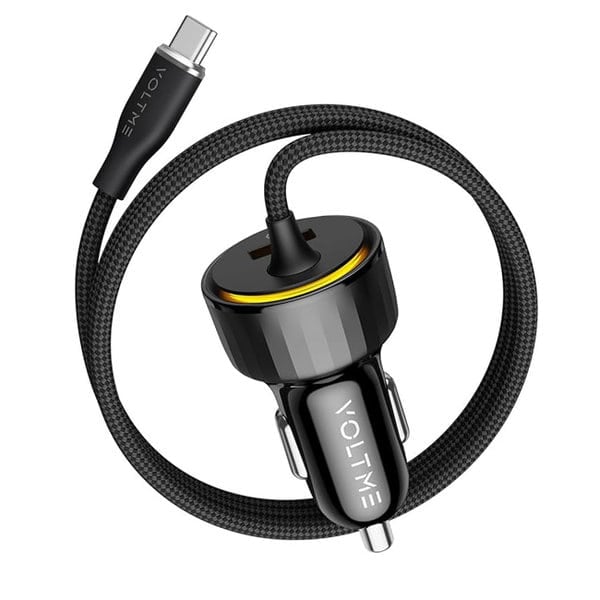 Voltme Cazo 60 CA 52 5W USB C Car Charger Built-in Type C Cable Car Charger