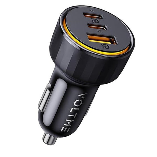 Voltme Cazo CCA 65W 3 Ports Car Charger Dual Port USB C Car Charger Adapter