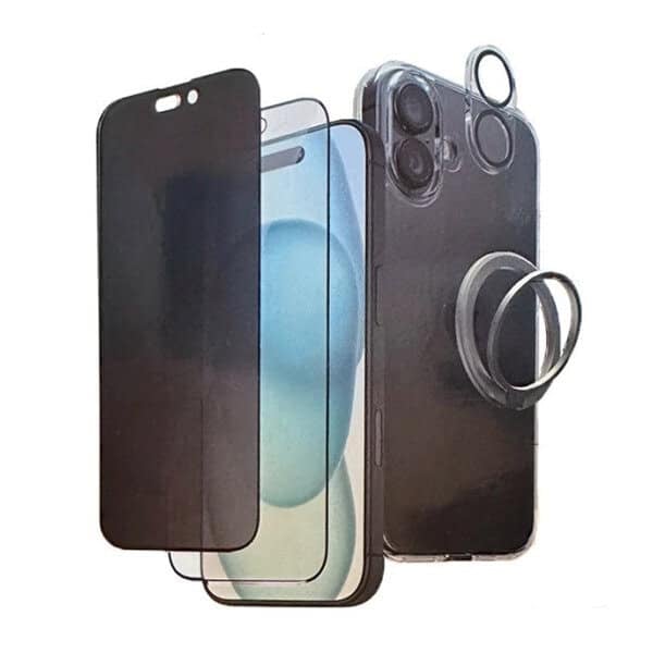 Levore iPhone 16 Plus Case Full Body Shield Package 5 in 1 - Multi product photo