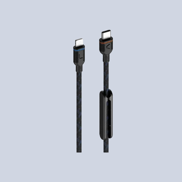 Unisynk USB-C to Lightning Cable 1 2m - Black