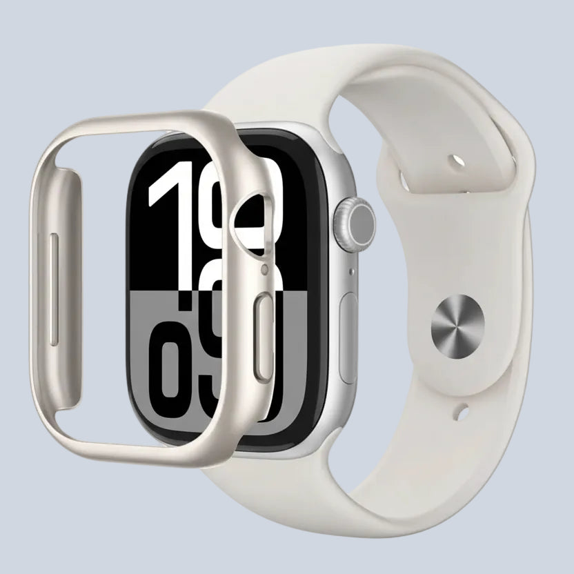 AmazingThing Apple Watch Series 10 46MM Minimal Framelite Case- Silver product photo
