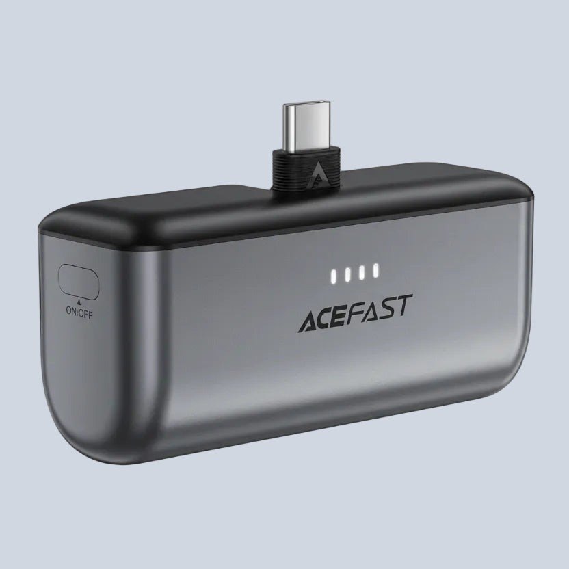 Acefast M9 5000mAh USB-C male USB-C female PD 20W - black product photo
