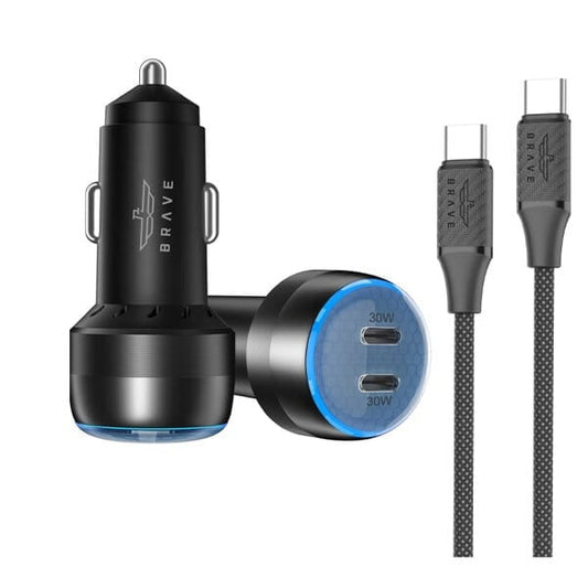 Brave 60W 2Port PD Car Charger product photo