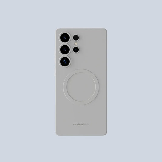 AmazingThing Minimal Mag Air Galaxy S25 Ultra Titanium Grey Case product photo