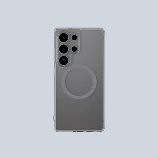 AmazingThing Minimal Mag Case Galaxy S25 Ultra Titan Grey Clear product photo