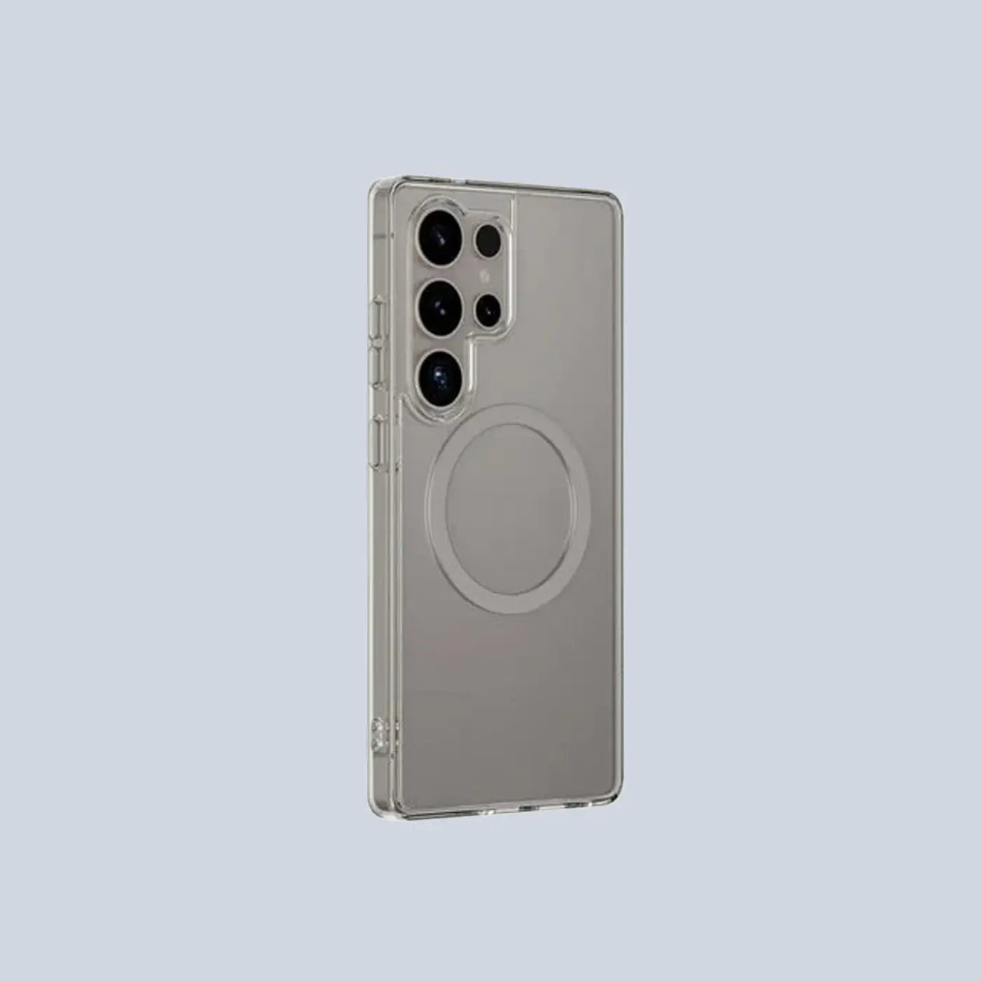 AmazingThing Minimal Mag Case Galaxy S25 Ultra Titan Grey Clear product photo