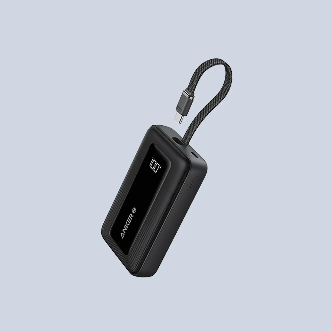 Anker Zolo Power Bank 10K 30W Built-In USB-C Cable Black product photo