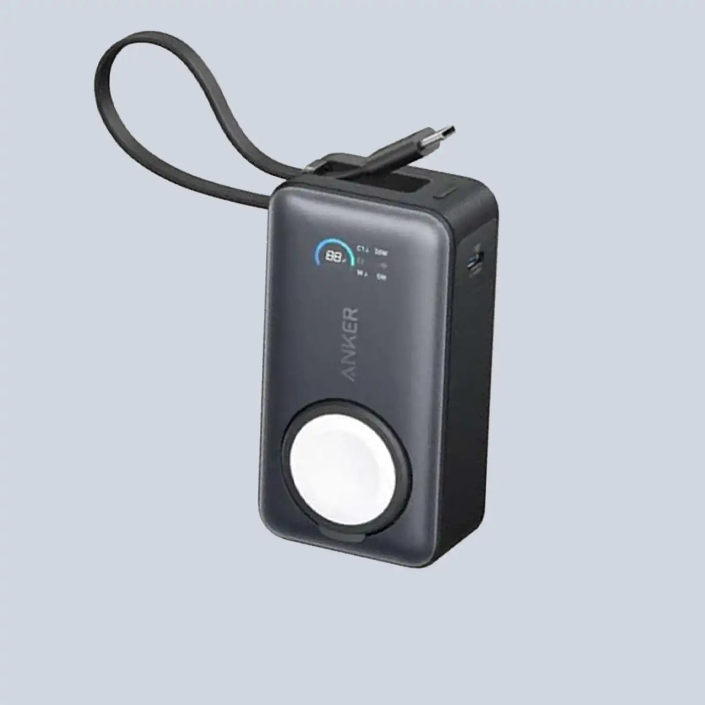 Anker MagGo Power Bank 10K 35W for Apple Watch Built-In USB-C - Black product photo