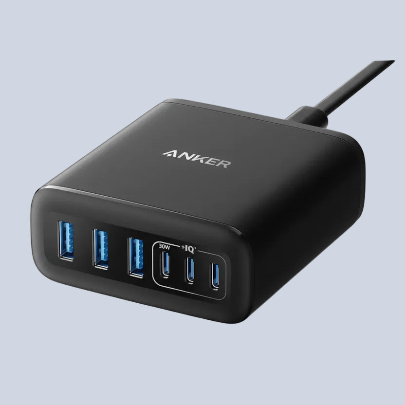 Anker Charger 112W 6 Ports GaN Black product photo