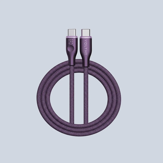 Voltme Powerlink Rugg Nylon Cable Type C to Type C 3A 1M 60W product photo