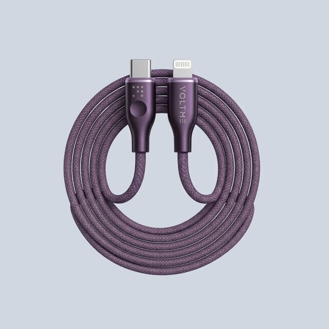 Voltme PowerLink RUGG Fast Charge Cable TYPE-C TO iPhone 3A 30W Edition PURPLE