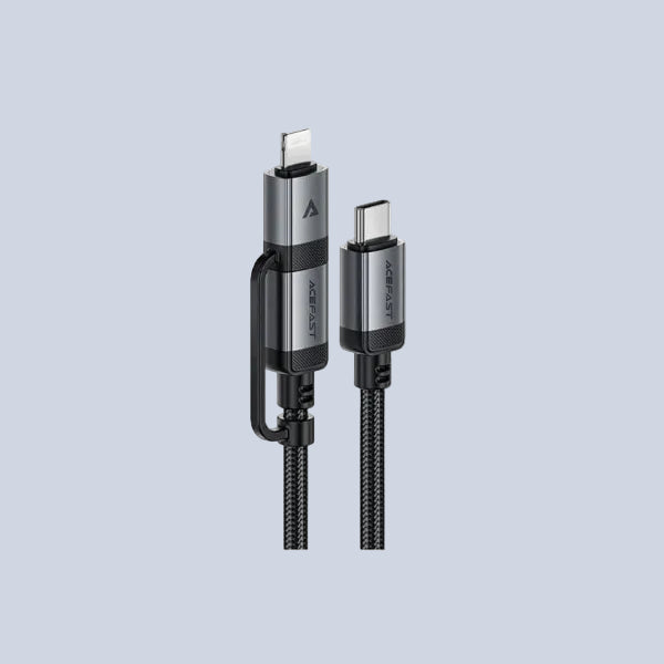 Acefast C20-01 USB-C to Lightning USB-C Charging Data Cable 1 2M product photo