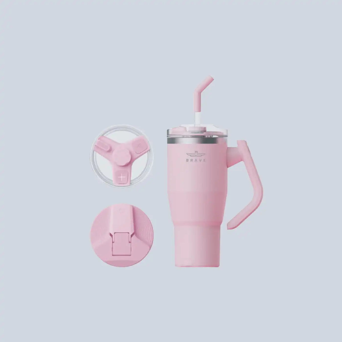 🎁 Brave Temp Guard Vacuum Insulated Travel Mug 950ml - Pink (100% off)