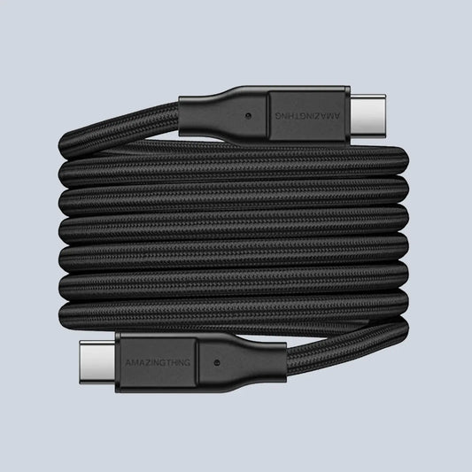 AmazingThing Magcord 60W USB-C To USB-C Magnetic Cable 1 2M - BLACK product photo