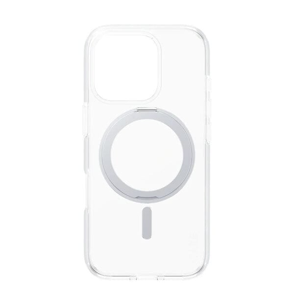 PanzerGlass iPhone 16 Pro Max CARE Feature Case Transparent w Silver Kickstand &