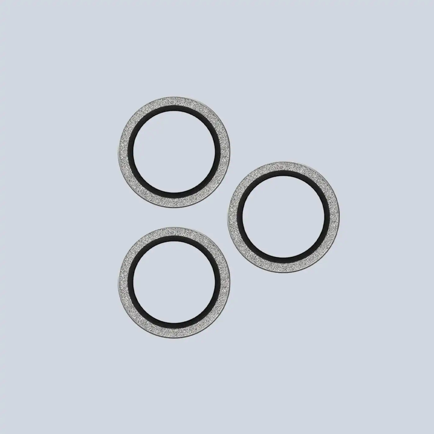 ⁦PanzerGlass⁩® ⁦SAFE.⁩ حامي عدسة الكاميرا ⁦Glittler Silver iPhone 16 Pro⁩ | ⁦16 Pro Max⁩