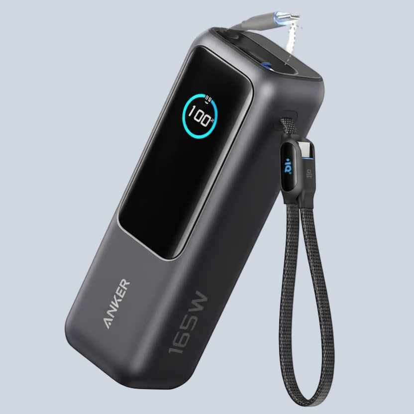 Anker Power Bank 25 000mAh Portable Charger 100W USB-C Ports product photo