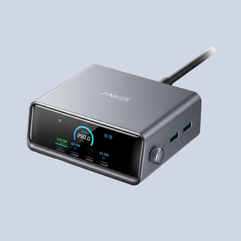 Anker Prime Charger 250W 6 Ports GaNPrime product photo