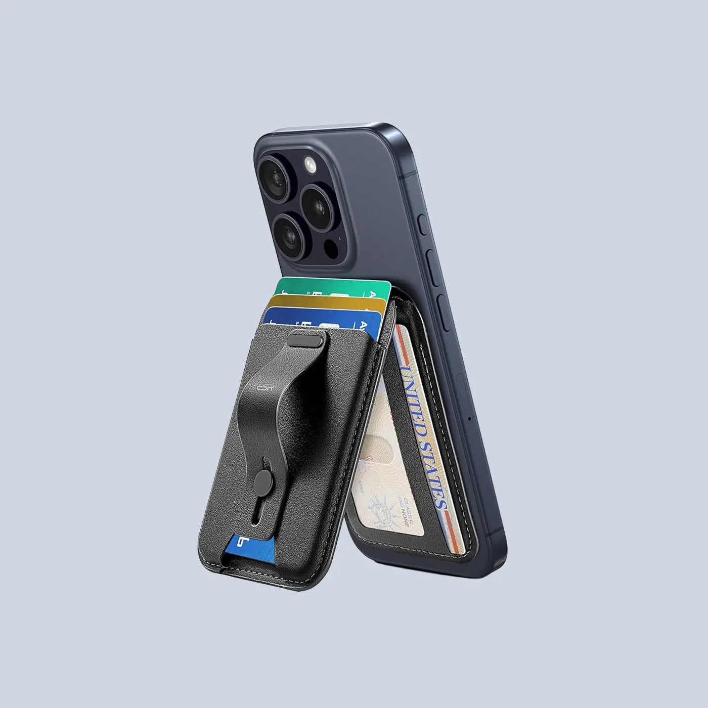 ESR Magsafe Grip Wallet Stand Halolock Black product photo