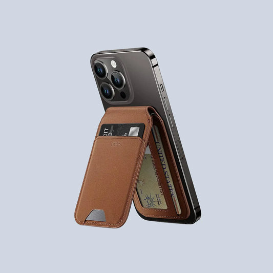 ESR Magsafe Grip Wallet Stand Halolock Tan product photo