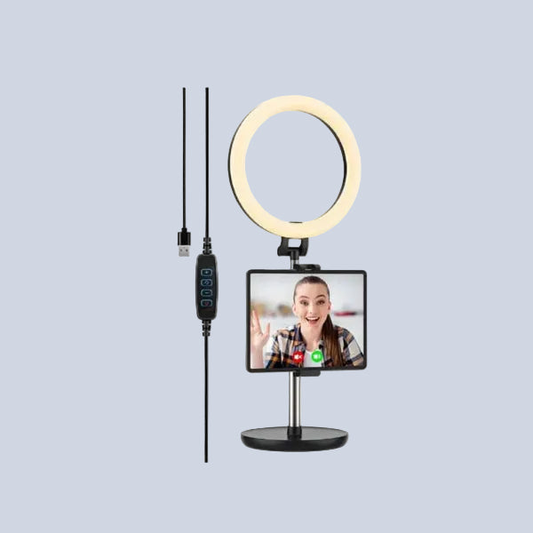 Yoozon 10 2 Inch Desktop Ring Light with Disc Stand WS-20019 product photo