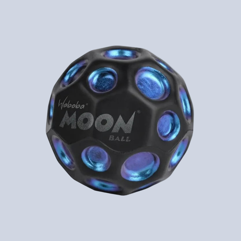 Waboba Dark Side of The Moon Ball - Hyper Bouncing Ball "Wrap"- Blue product photo