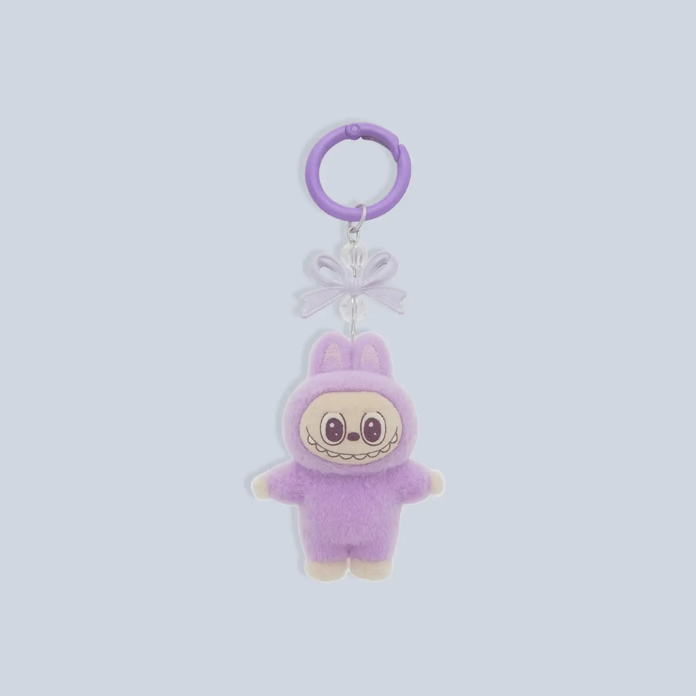 Small Labubu The Monsters Keychain-Purple