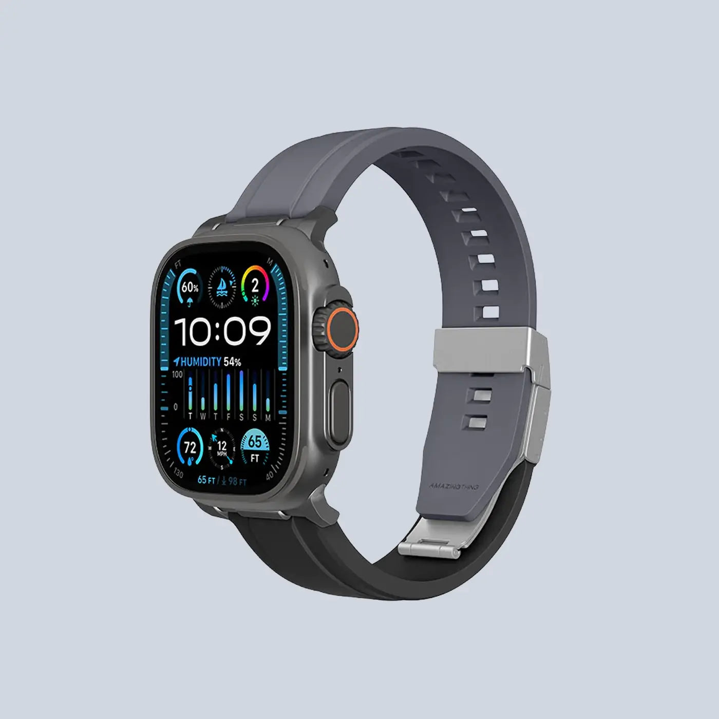 Amazing Titan Chrono Watch Band Apple Watch- Black product photo