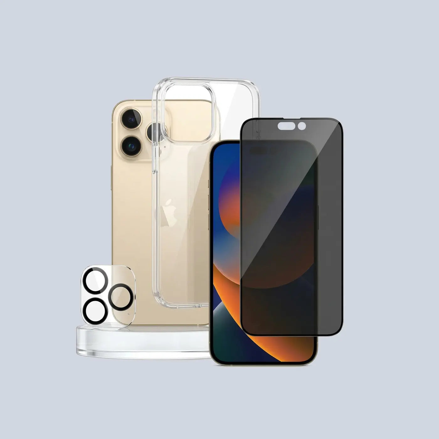 PanzerGlass Bundle Pack Privacy - Case + Screen + Camera Lens Protection