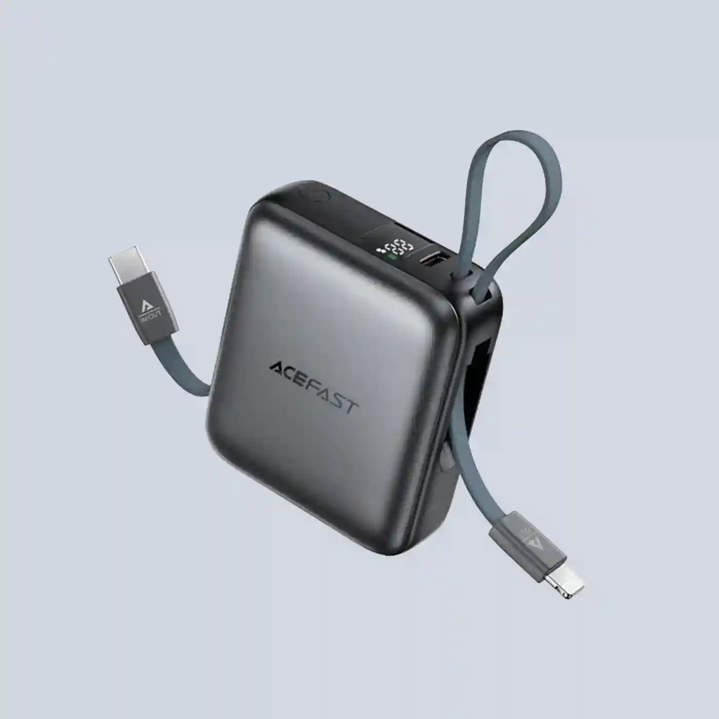 Acefast M23-10000 22 5W Power Bank Built-In Dual Cables product photo