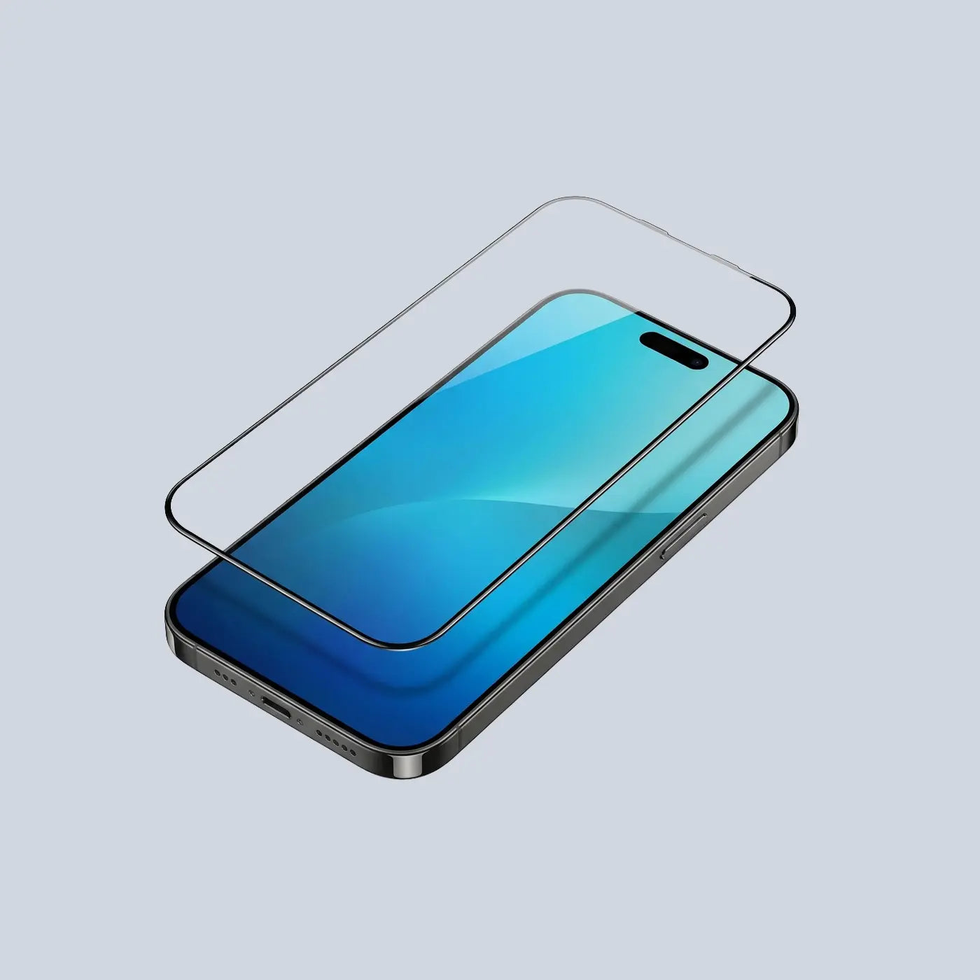 AmazingThing iPhone 17 Pro Max 6 9 3D Full Covered Titan Clear product photo