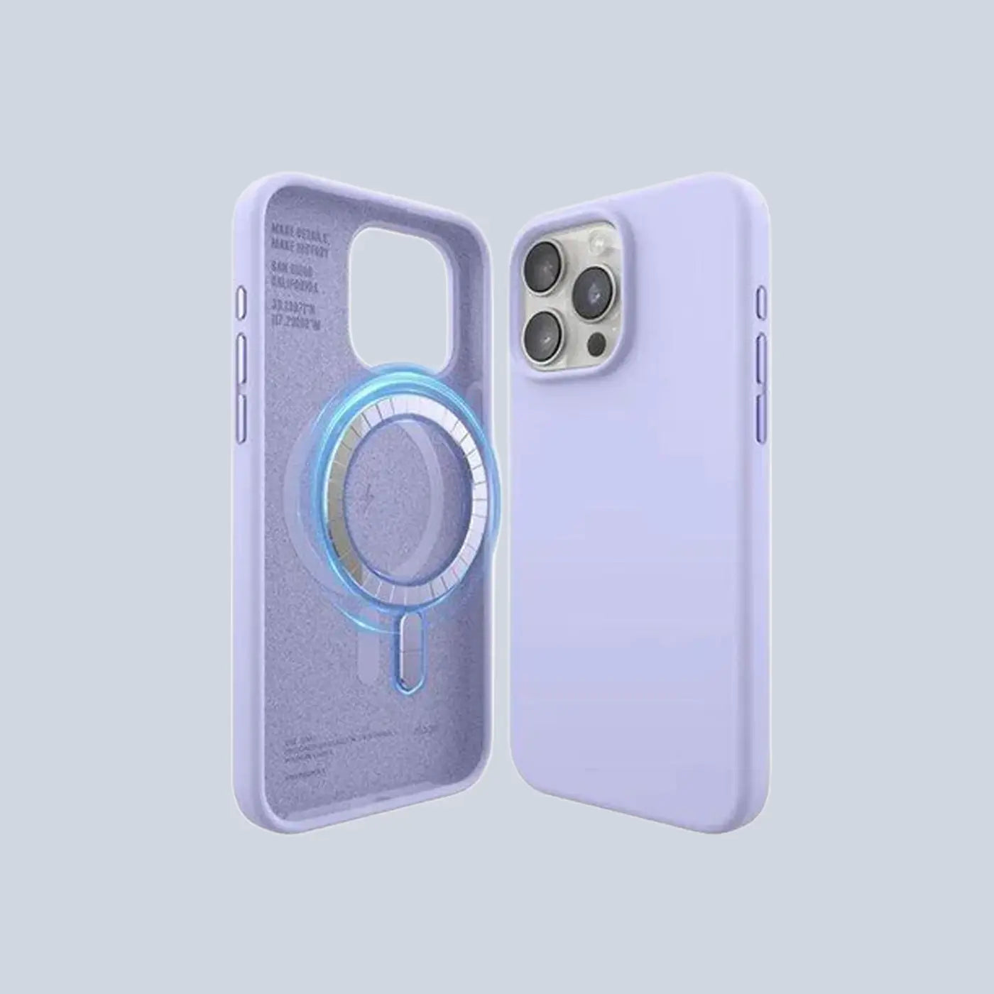 Elago Silicone Magsafe Case iPhone 15 Pro Max Purple product photo