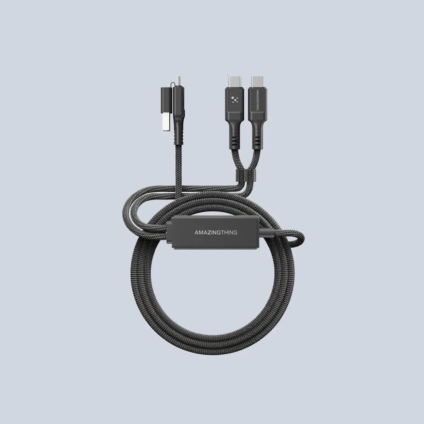AmazingThing Thunder PRO 4 in 1 5A 140W 1 5M Cable -Black product photo