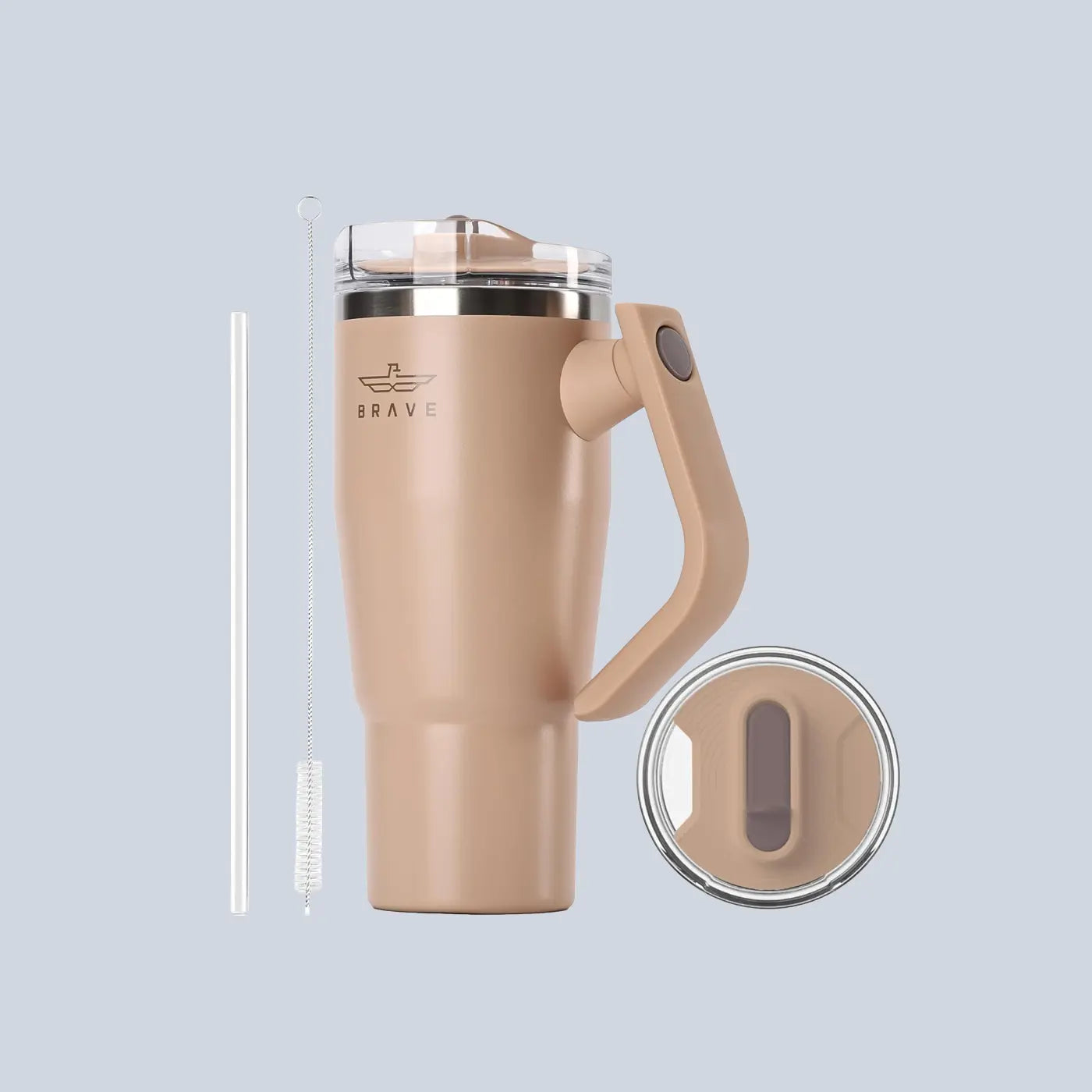 Brave Temp Guard Vacuum Insulated Travel Mug 950ml - Brown product photo