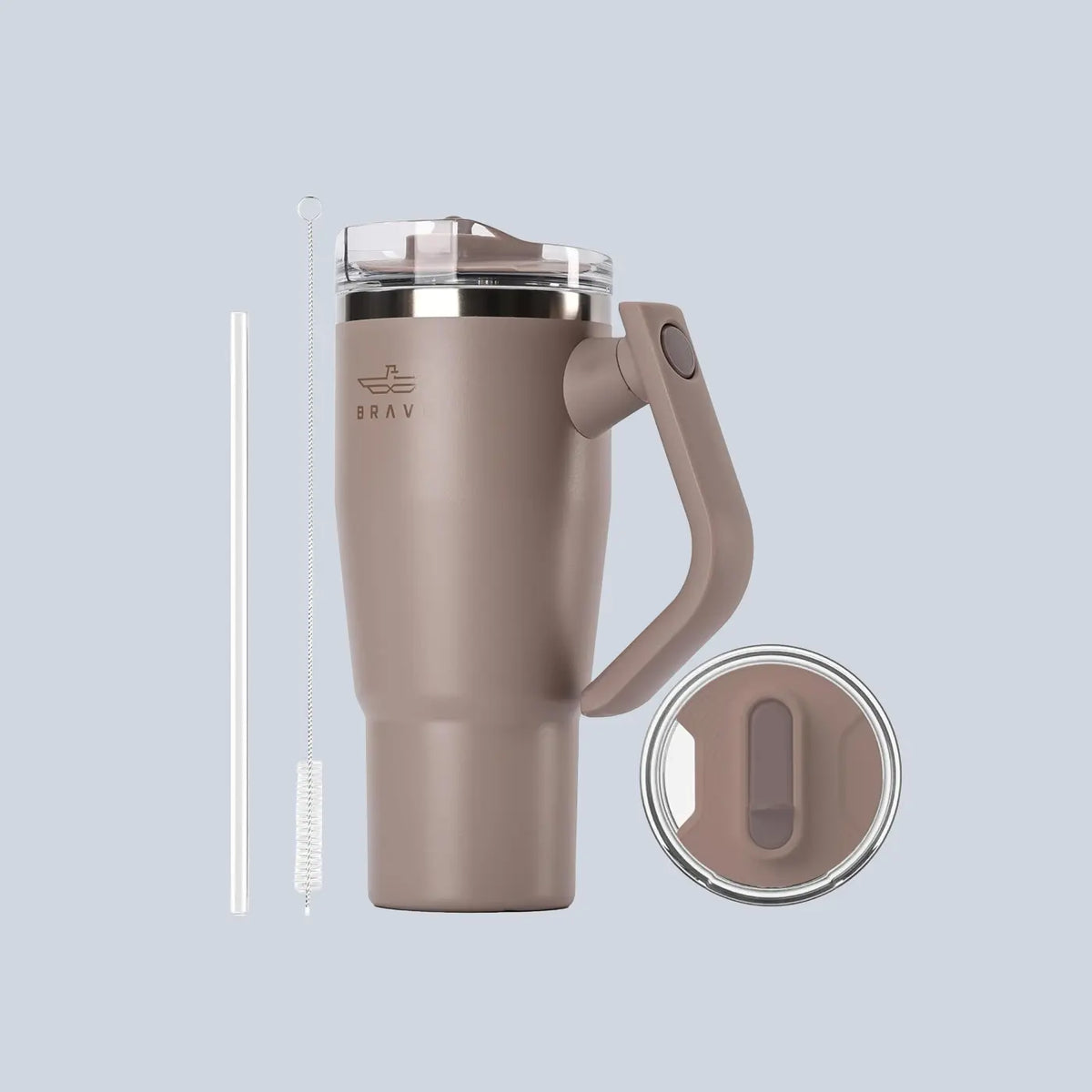 Brave Temp Guard Vacuum Insulated Travel Mug 950ml - Dark Coffee product photo