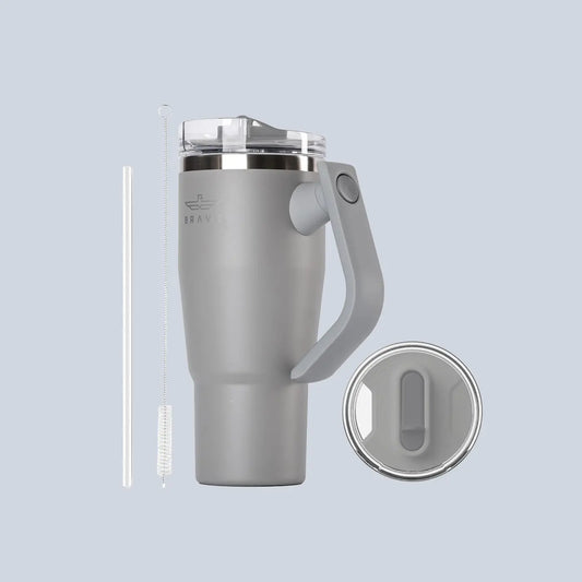 Brave Temp Guard Vacuum Insulated Travel Mug 950ml - Dark Grey product photo