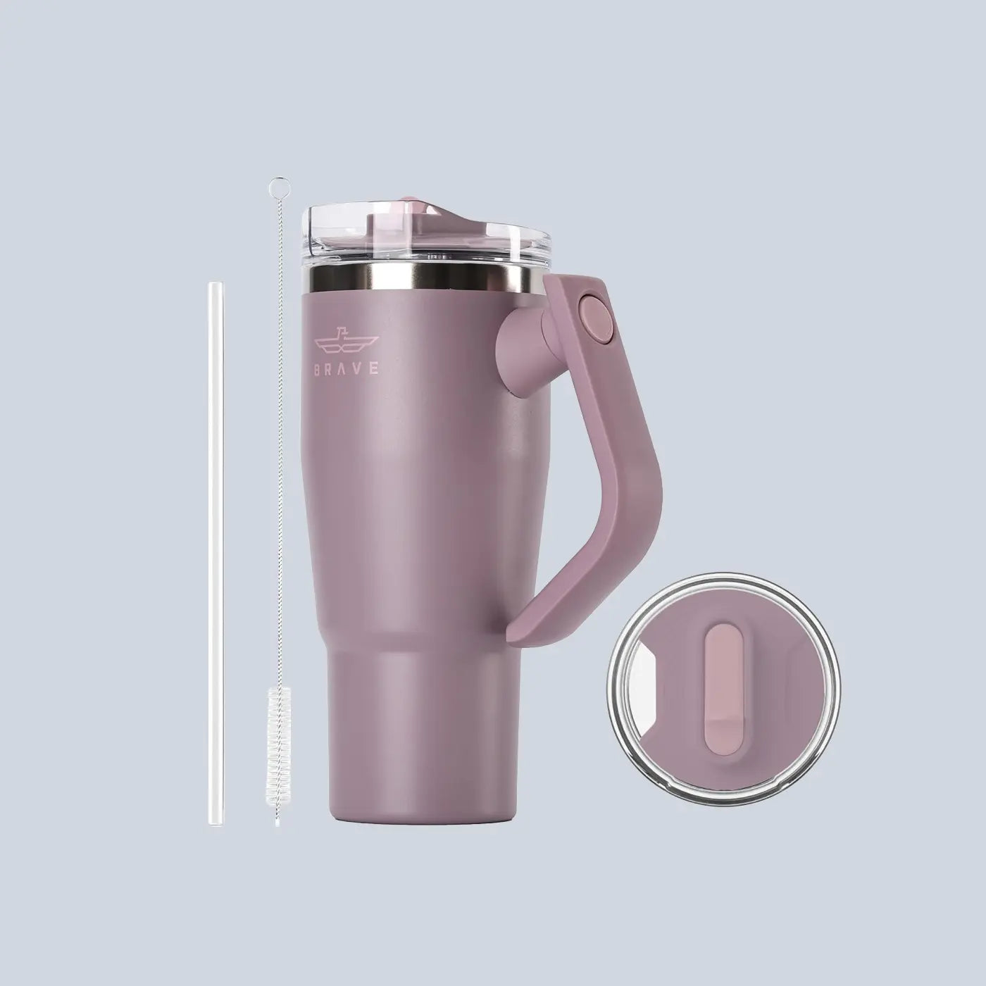 Brave Temp Guard Vacuum Insulated Travel Mug 950ml - Purplish Red product photo