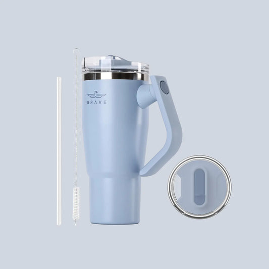 Brave Temp Guard Vacuum Insulated Travel Mug 950ml - Sky Blue product photo